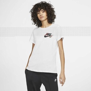 Tricouri Nike Sportswear Dama Albi Negrii | YSTH-10962